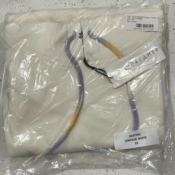 NWT The Daydreamer Solid Hoodie in Stone Vintage - XS - Picture 3 of 6